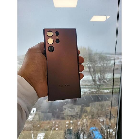 🔴ON SALE🔴 Samsung Galaxy S22 Ultra - 512 GB - Burgundy (UNLOCKED) - Picture 1 of 9